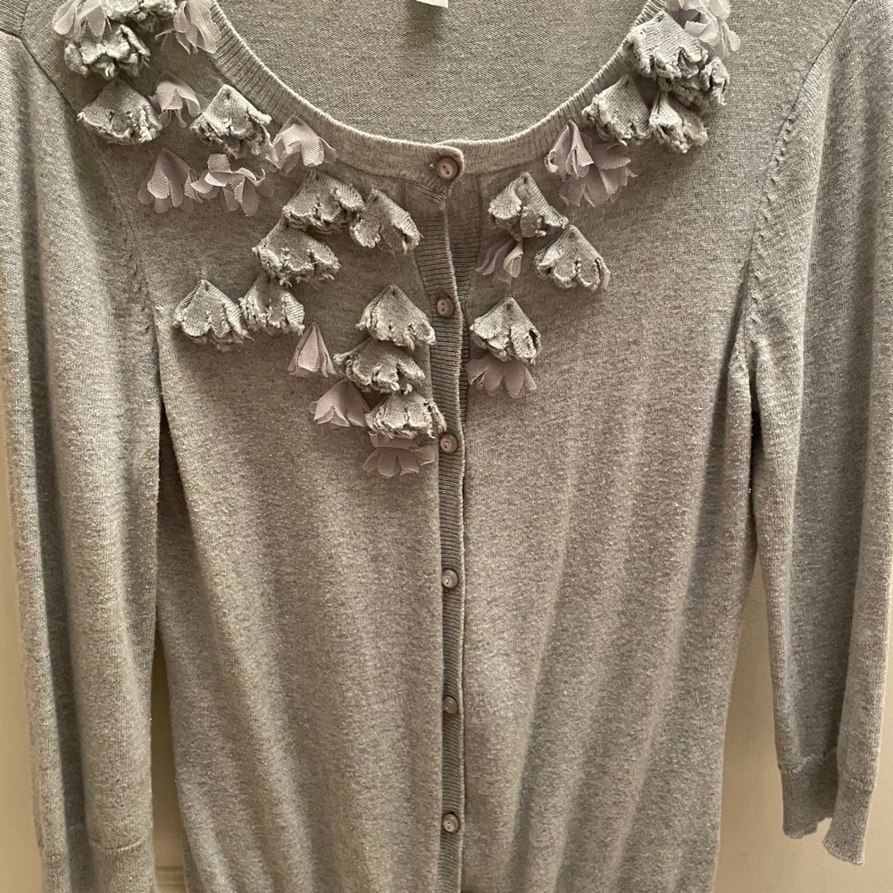 New York & Company quarter sleeve cardigan - Picture 3 of 5